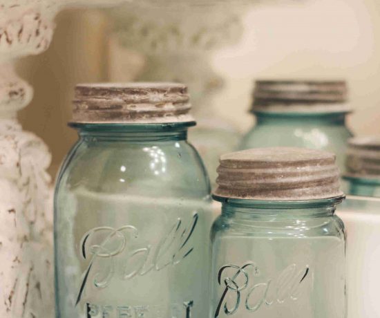 ball jars for storage